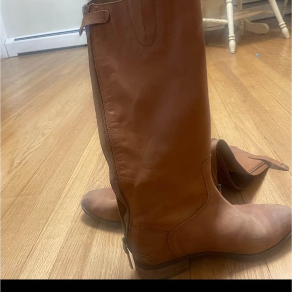 Women’s cognac Sam Edelman riding boots - Picture 2 of 3